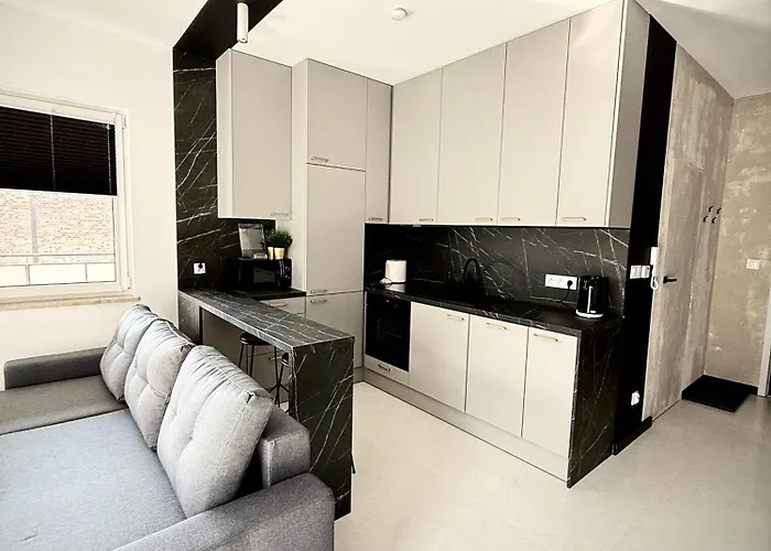 דירה Sophia & Maya - Luksusowe Z Tarasem Blisko Centrum Katowic - Prywatny Parking - Self Check-in 24h שורזוב