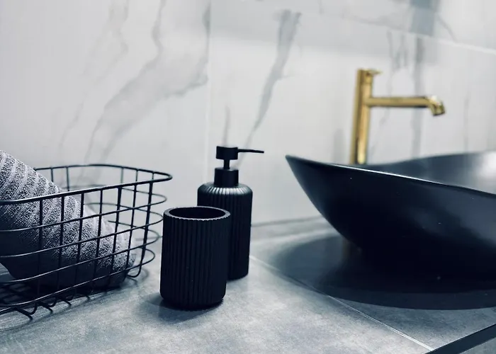 דירה Sophia & Maya - Luksusowe Z Tarasem Blisko Centrum Katowic - Prywatny Parking - Self Check-in 24h *